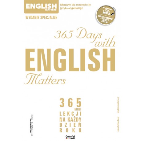 365 Days with English Matters (kalendarz) EMS36